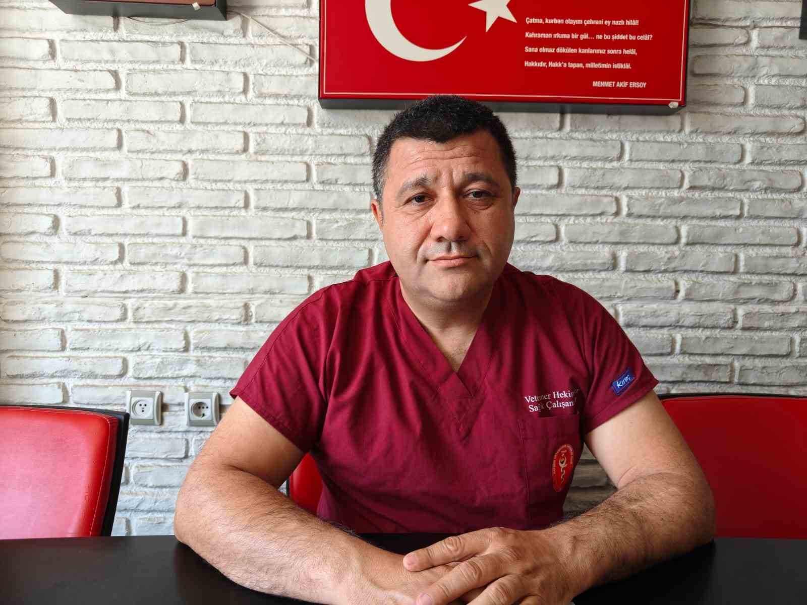Kayseri Veteriner Hekimler Odası Başkanı Akgün Ergül: "Sıcak hava keneleri agresifleştiriyor"