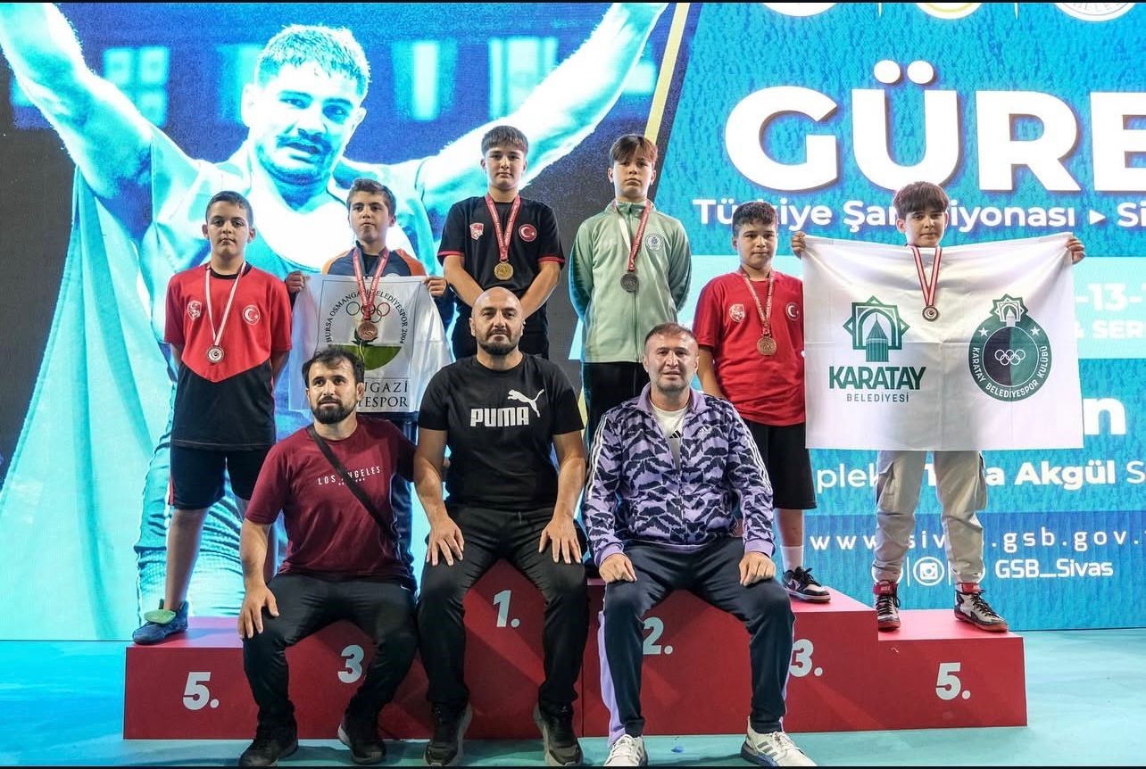 Karatay’ın güreşçilerinden Türkiye Şampiyonası’nda büyük başarı