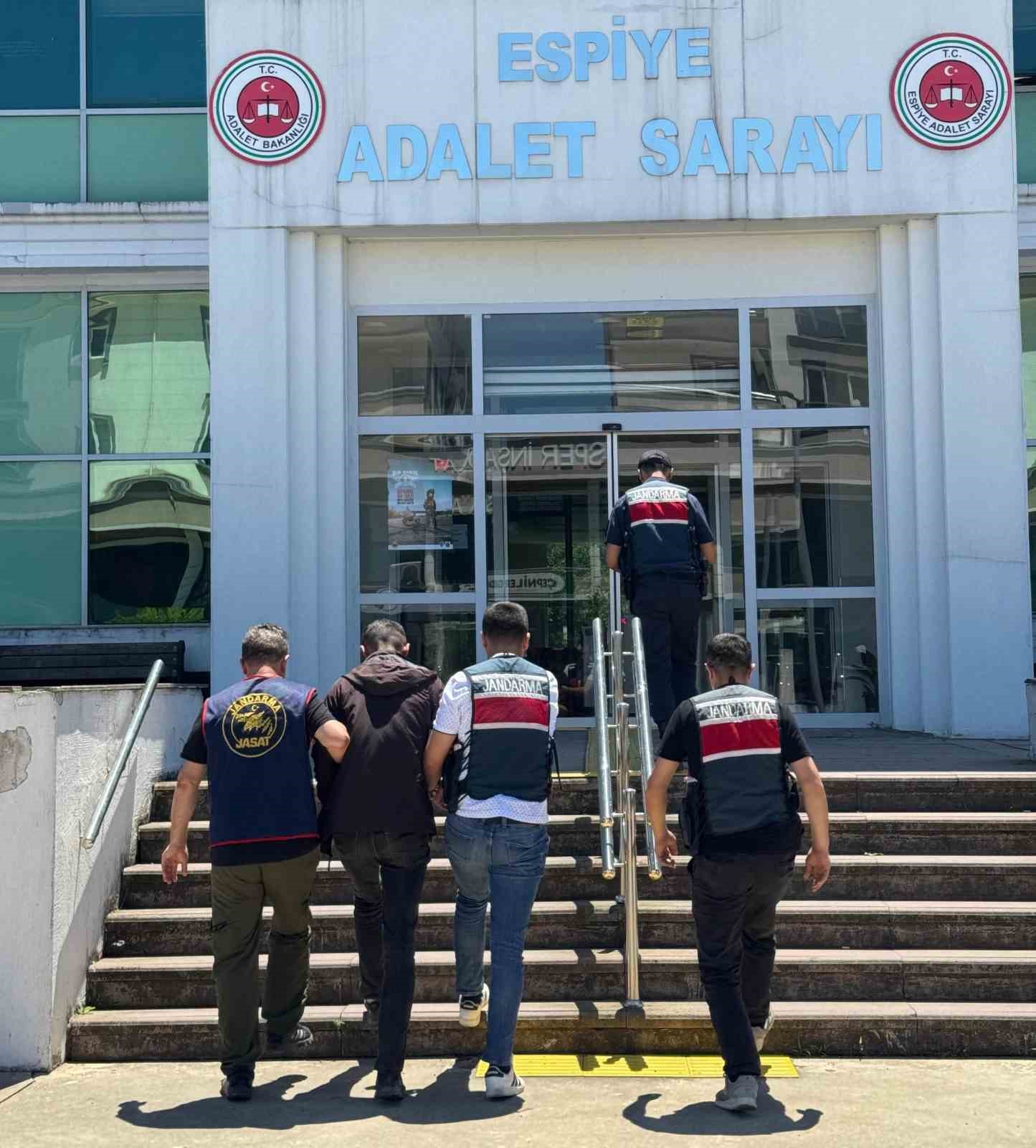 Giresun’da kesinleşmiş hapis cezası bulunan şahıs yakalandı