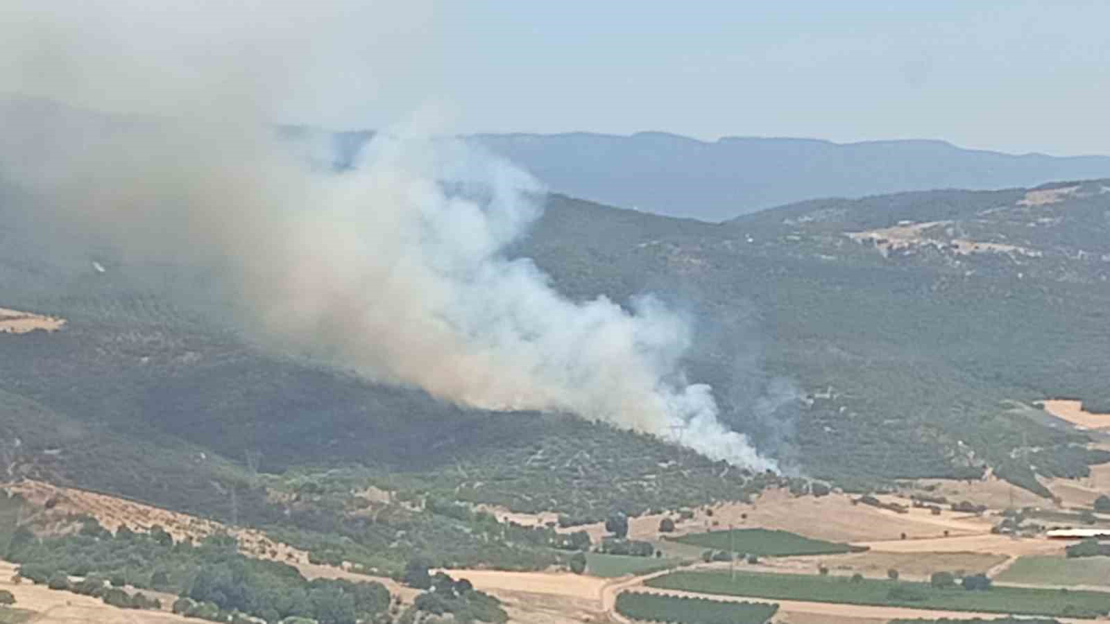 Yenişehir’deki yangının gücü azaldı