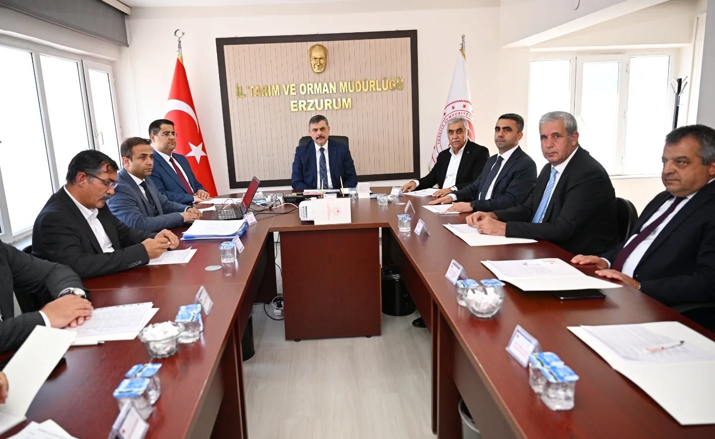 Erzurum’da toprak zirvesi