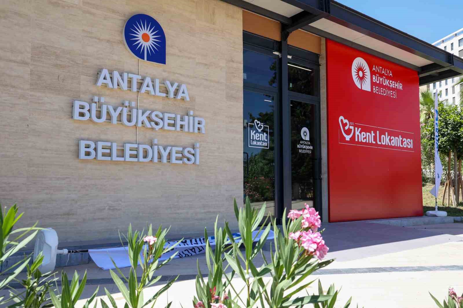 Antalya Büyükşehir Belediyesi Kent Lokantası açıyor
