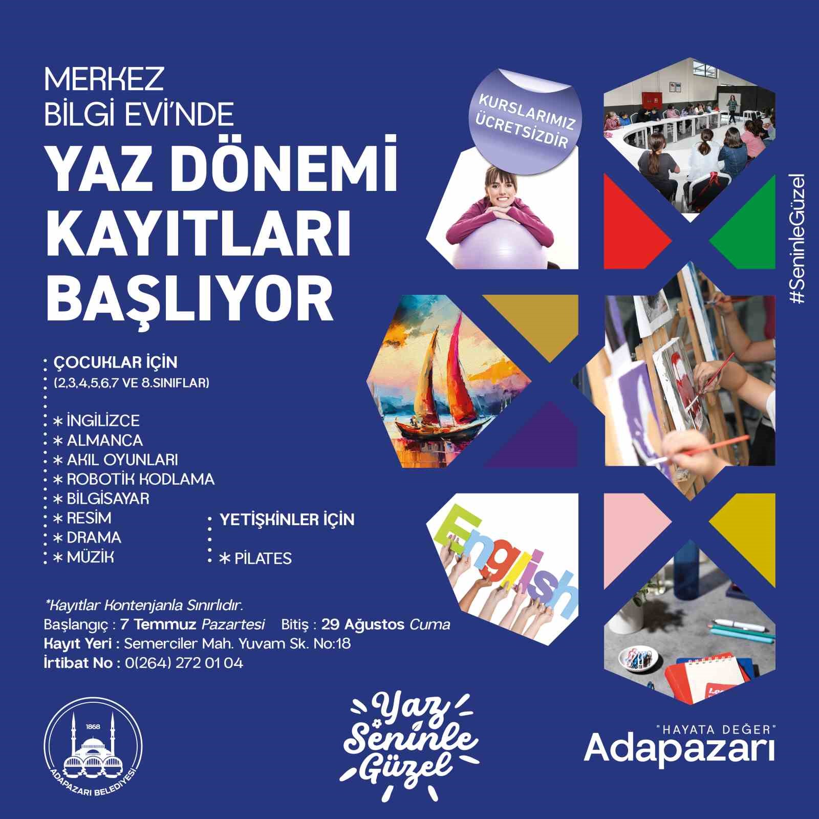 Adapazarı&rsquo;nda eğitim ve eğlence bir arada
