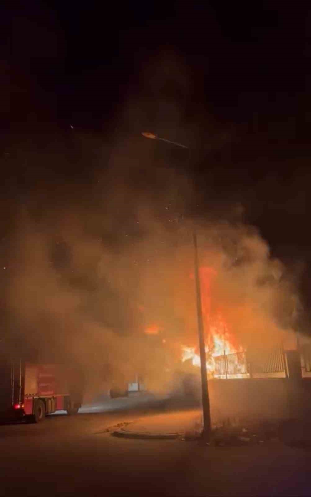 Mardin’de trafo yangını