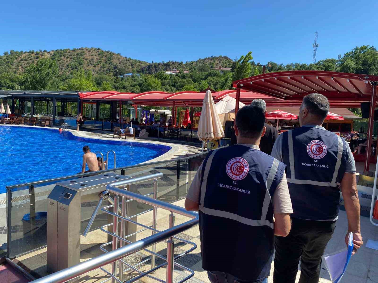 Tunceli’de havuzlu işletmelere denetim