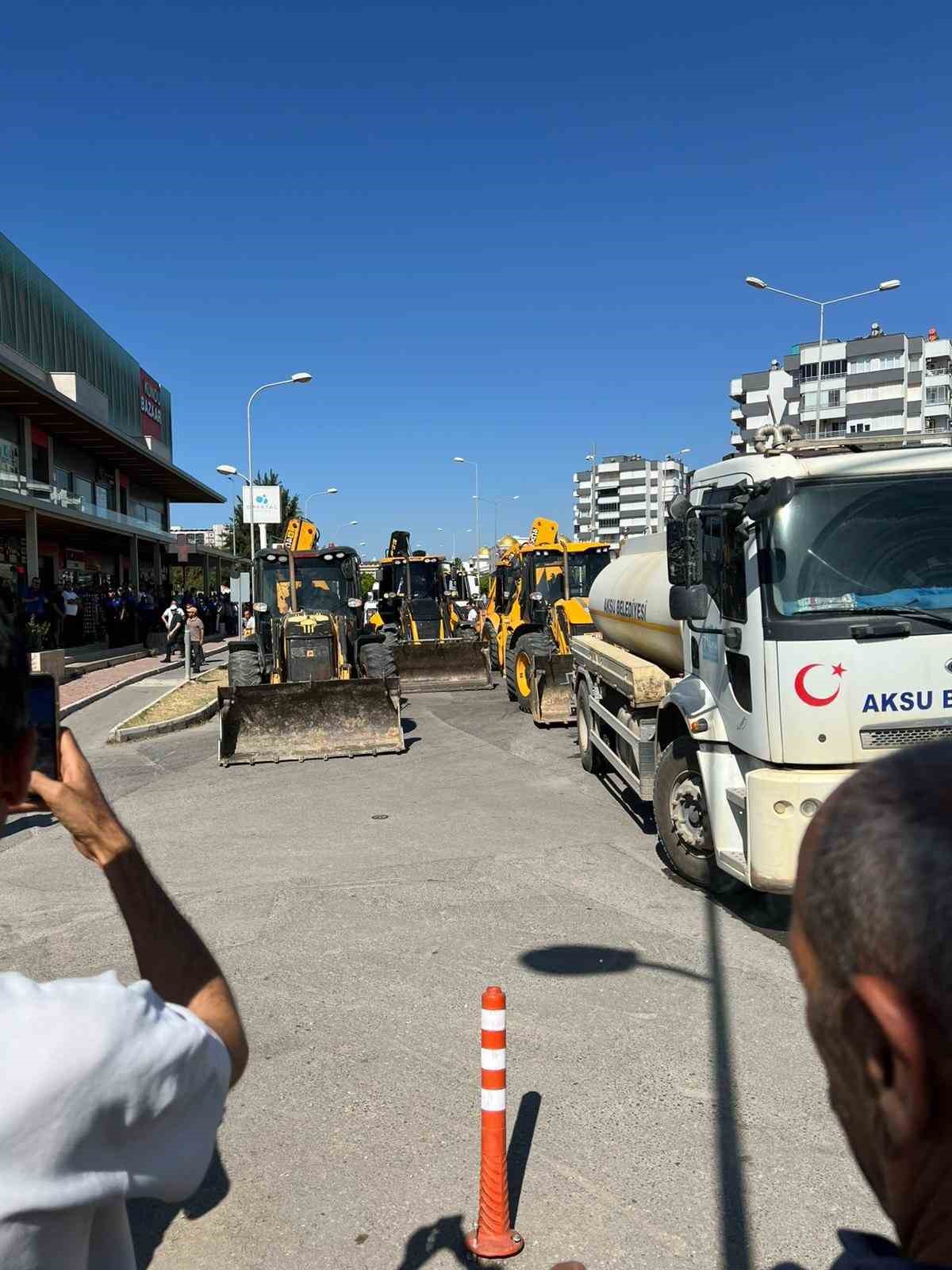 Antalya&rsquo;da yıkım gerginliği
