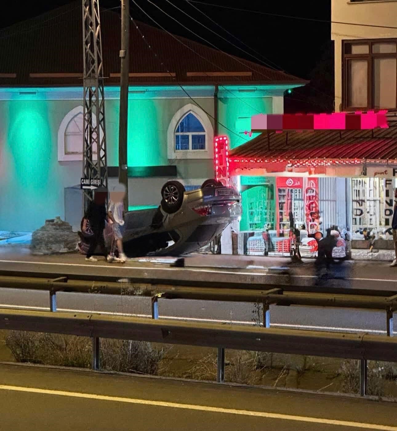 Giresun’daki feci kaza kamerada: 1 ölü, 2 yaralı
