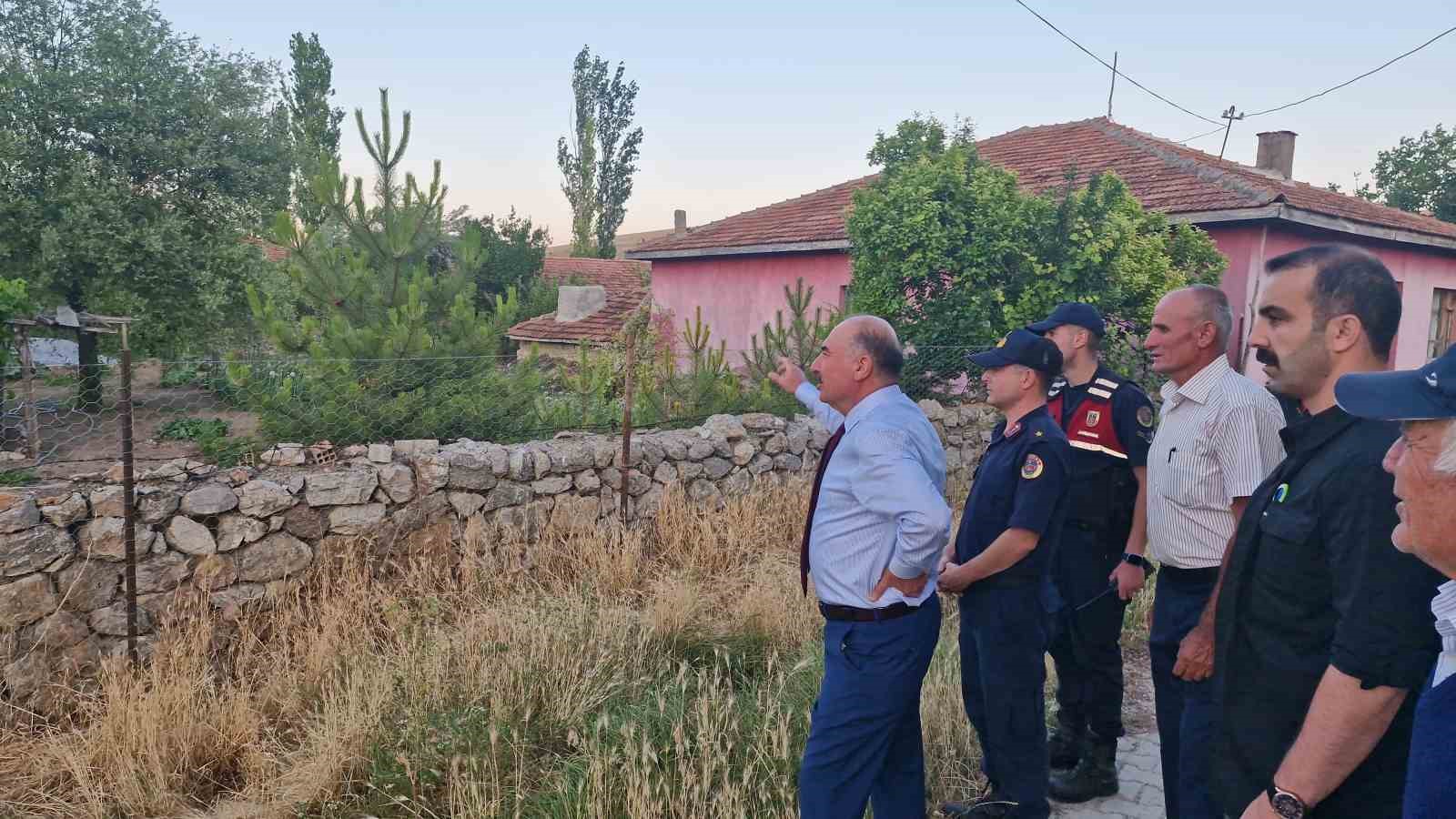 Çorum Valisi Çalgan, yangın bölgesinde incelemelerde bulundu