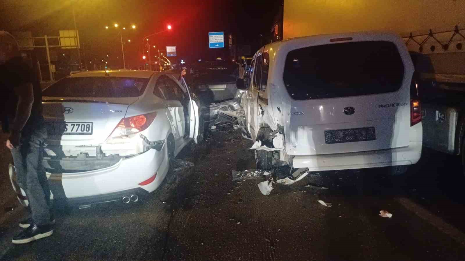 Çorum’da Zincirleme Kaza: 5 Araç Karıştı