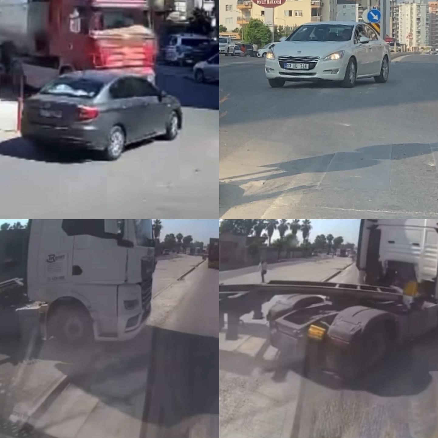 Motosikletlilerin farklı kazaları g&ouml;zler &ouml;n&uuml;nde
