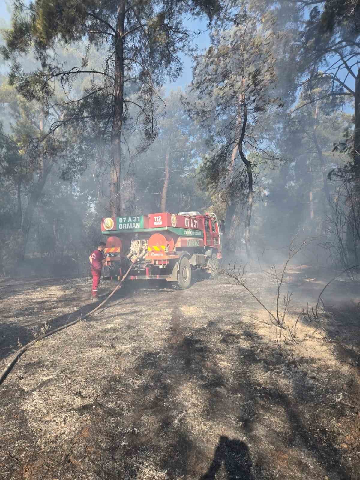 Antalya&rsquo;da 2 il&ccedil;ede orman yangını
