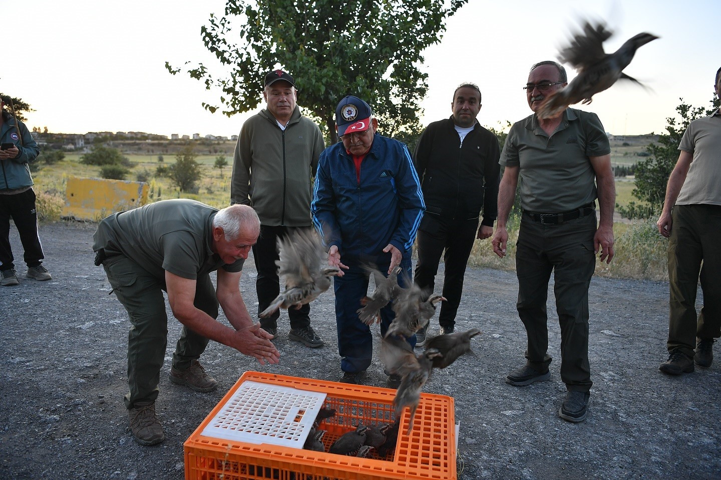 Kayseri&rsquo;de doğaya keklik salımı yapıldı
