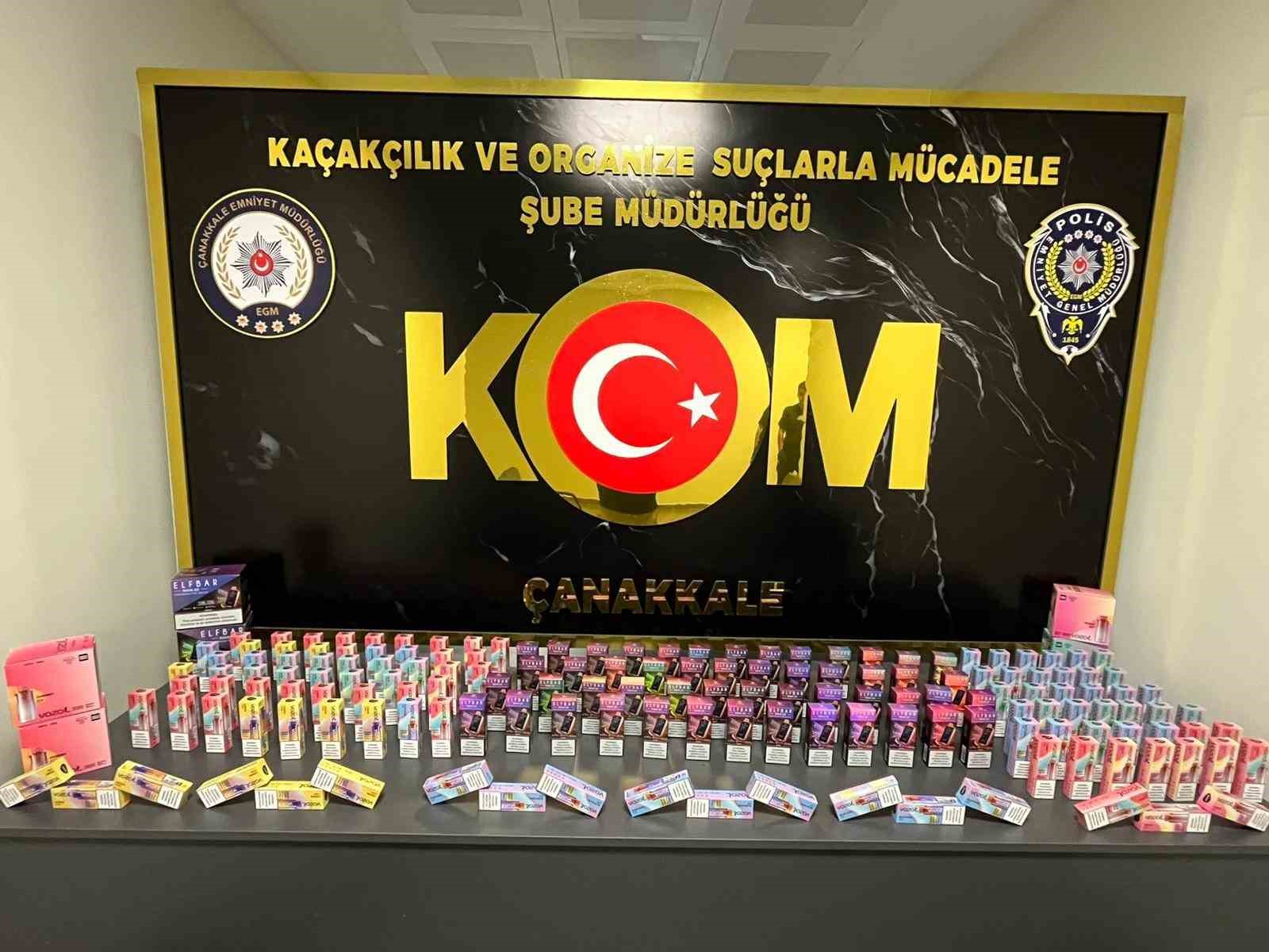 Çanakkale’de kaçakçılıkla mücadele operasyonu