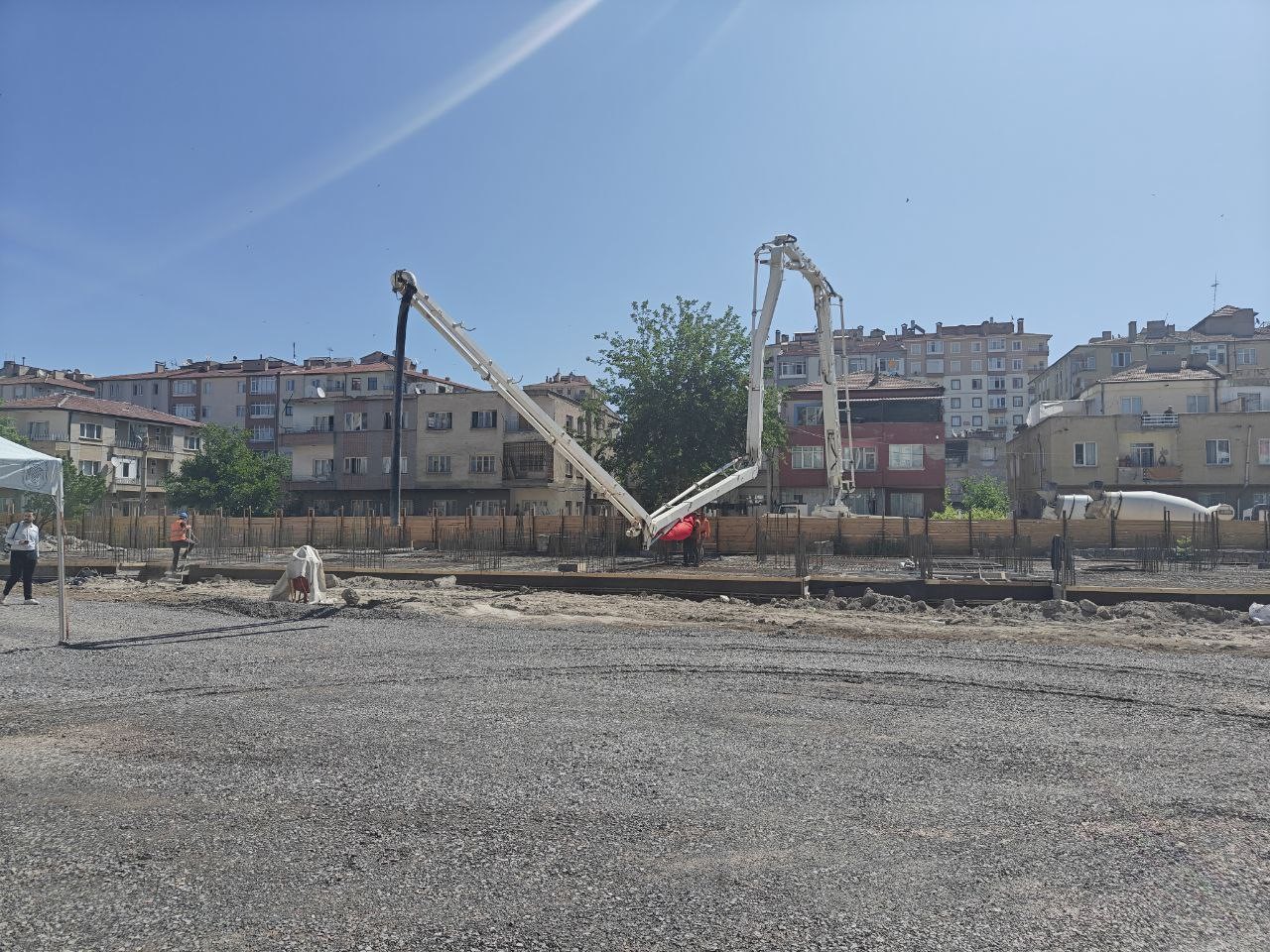 Melikgazi’de 72 daire ve 13 dükkanın temeli atıldı
