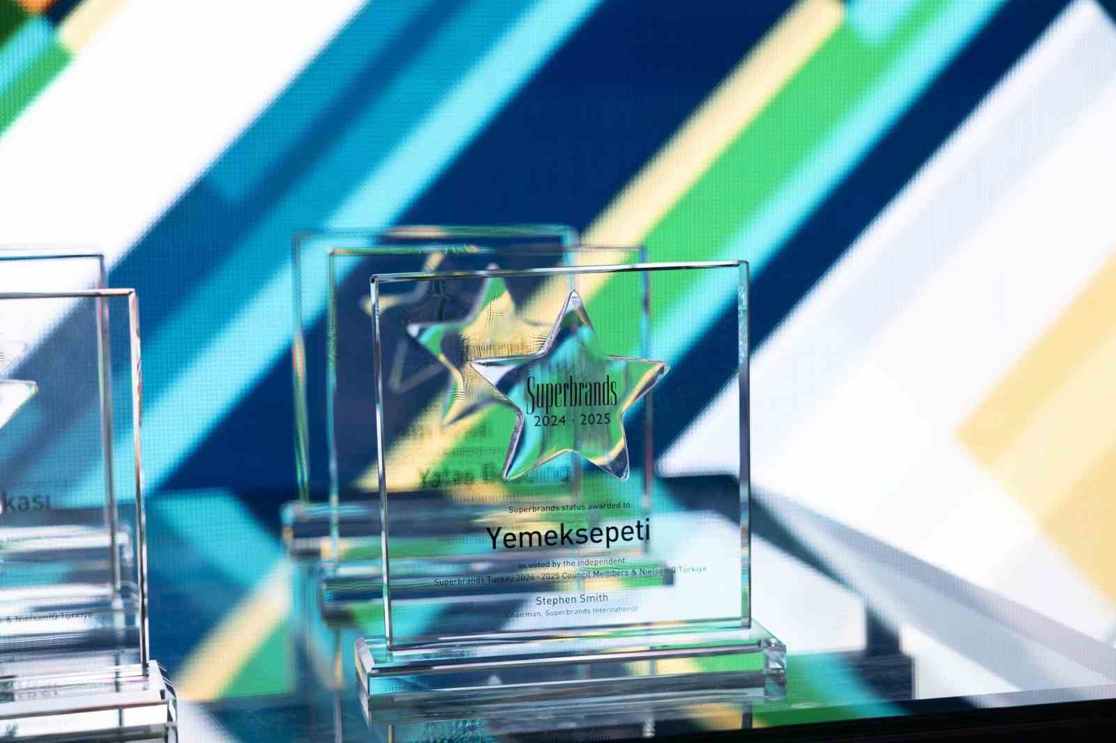 Yemeksepeti&rsquo;ne &lsquo;S&uuml;per Marka&rsquo; &ouml;d&uuml;l&uuml;
