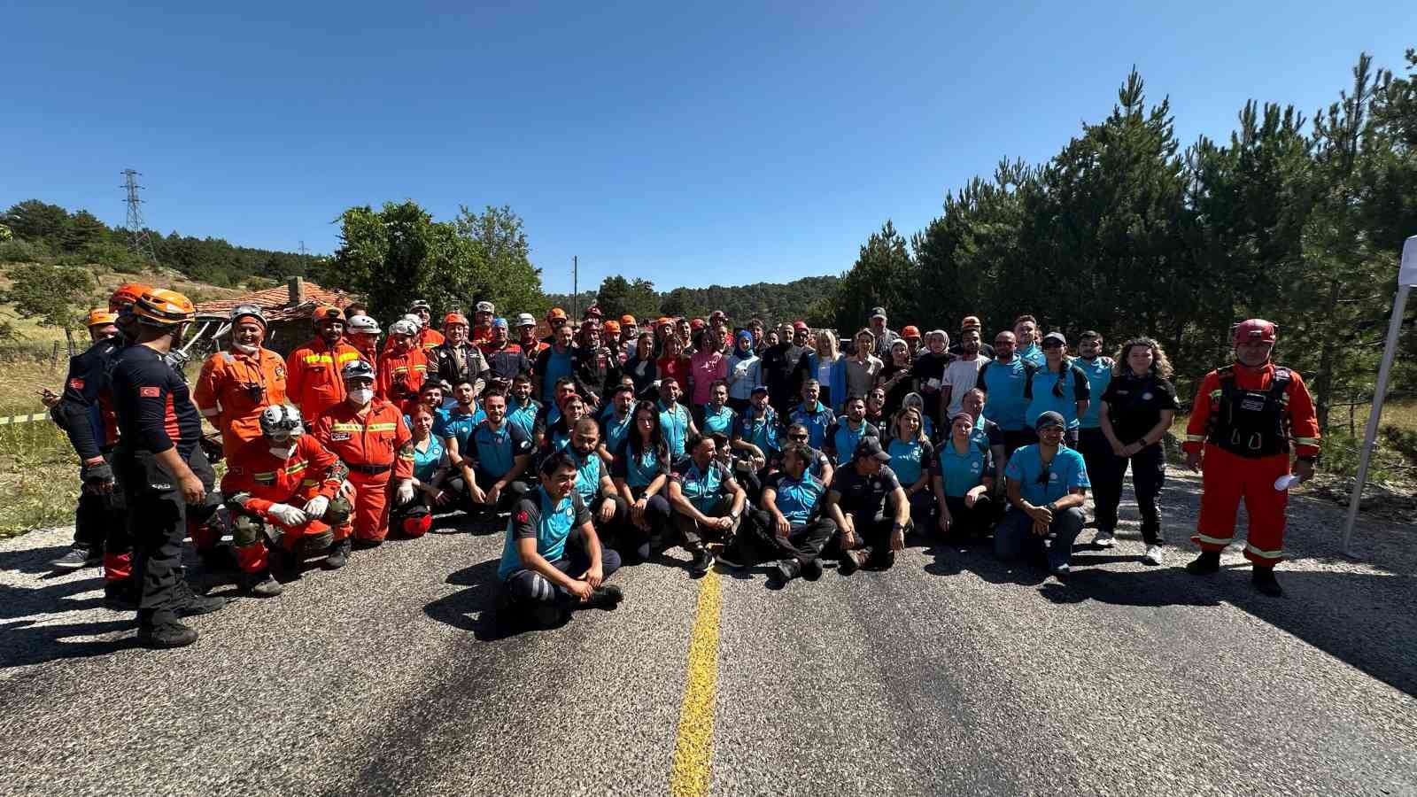 Muğla’da gerçeği aratmayan deprem tatbikatı