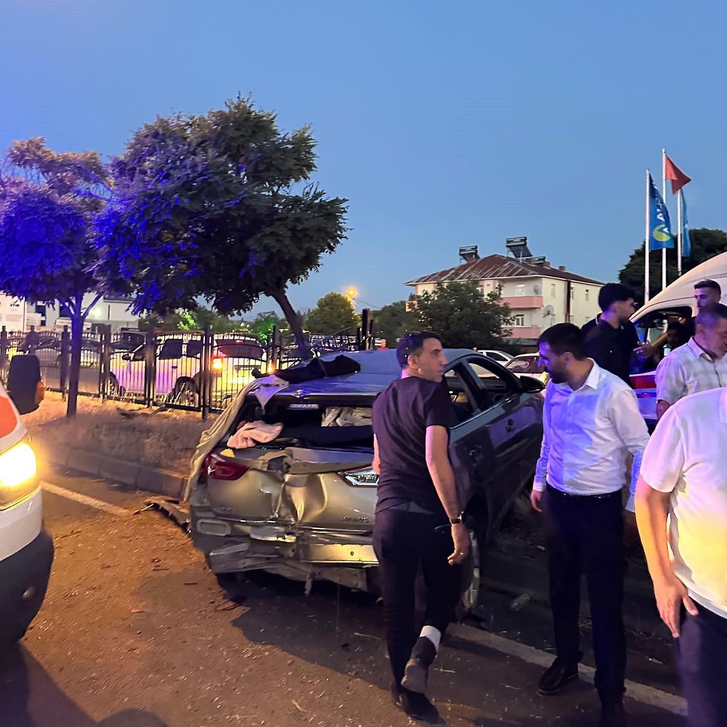 Bingöl'de zincirleme kaza: 5 kişi yaralı İHA