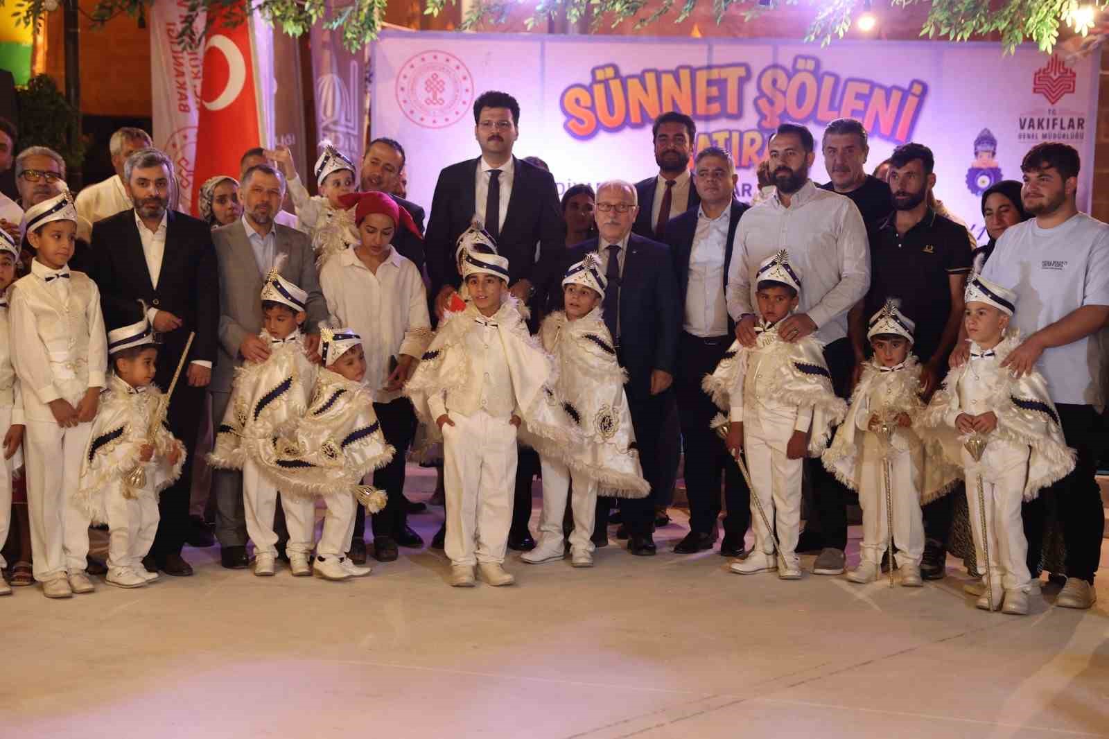 Mardin’de 26 çocuk için sünnet töreni düzenlendi