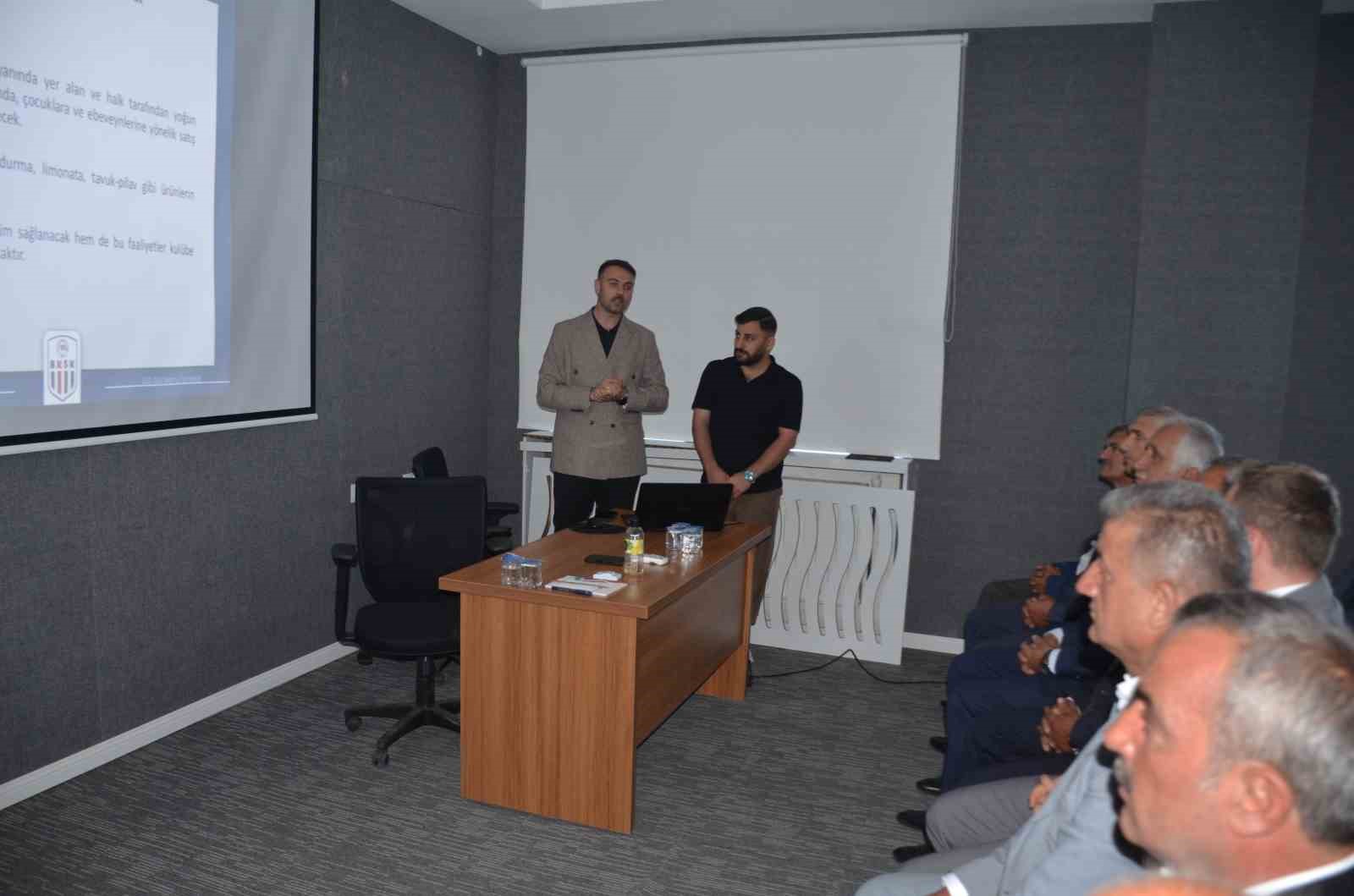 Bulanık Kopspor&rsquo;un yeni sezon planı masaya yatırıldı
