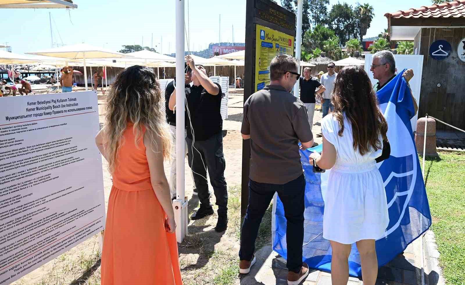 Kemer Belediyesi’nin mavi bayrak gururu