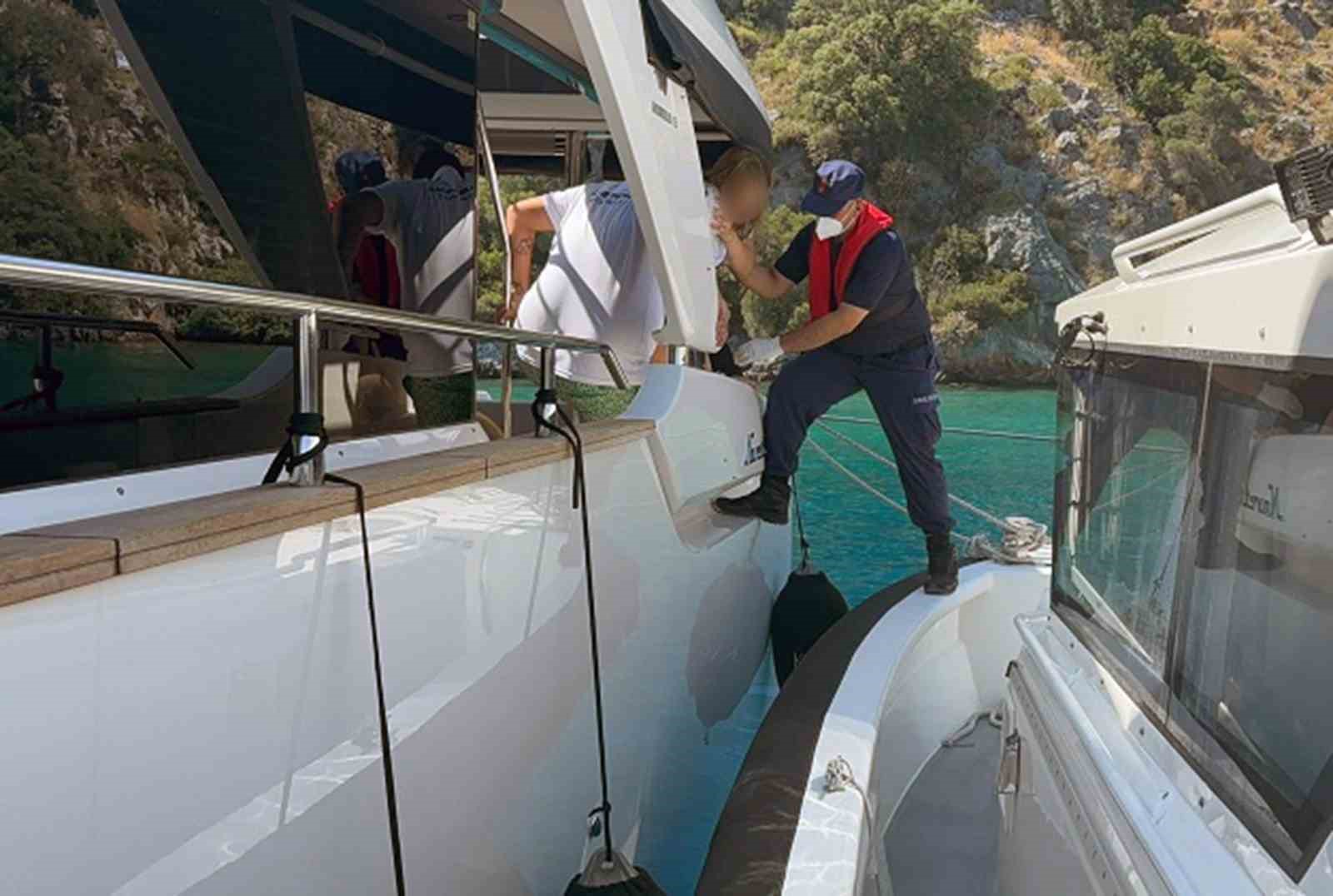 Dalaman ve Bodrum’da denizden tıbbi tahliye
