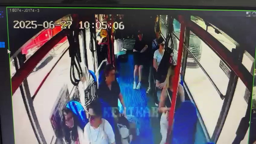 Emekli hakimin otob&uuml;ste bir kadını taciz ettiği iddiası
