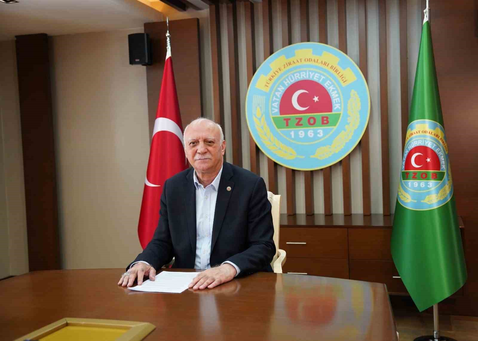 TZOB Başkanı Bayraktar: "Kuraklıktan zarar gören çiftçilerimiz yardım kapsamına alınmalıdır"