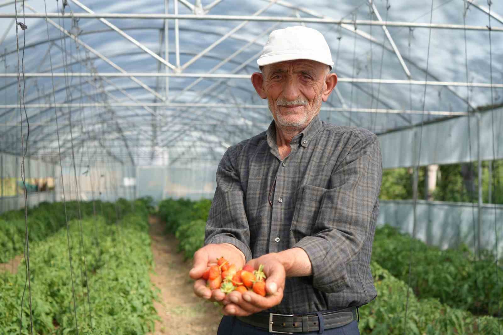 Bayburtlu çiftçinin yıkılan serası devlet eliyle yeniden ayağa kaldırıldı