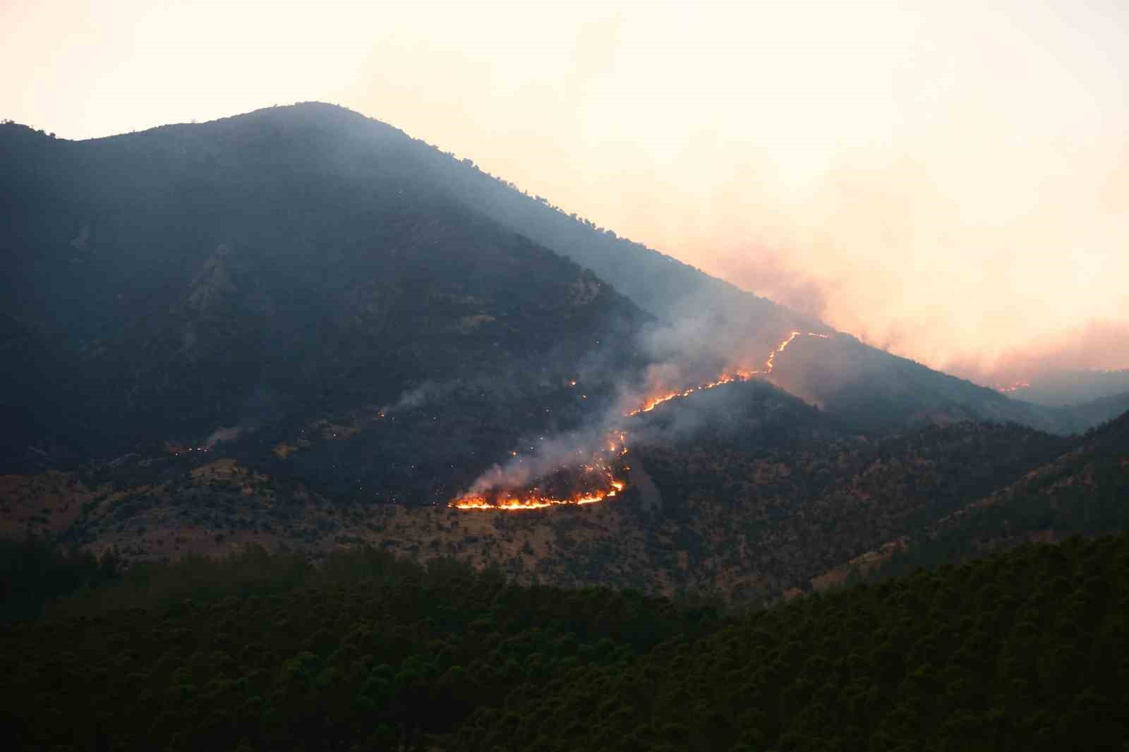 Kahramanmaraş’taki orman yangını: 26 saattir müdahale ediliyor