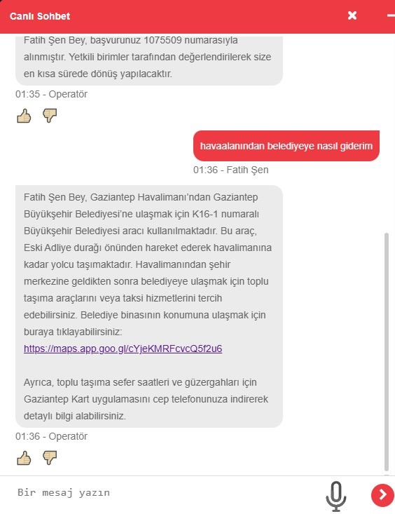 Türkiye’nin ilk yapay zeka destekli çağrı merkezi Gaziantep’te