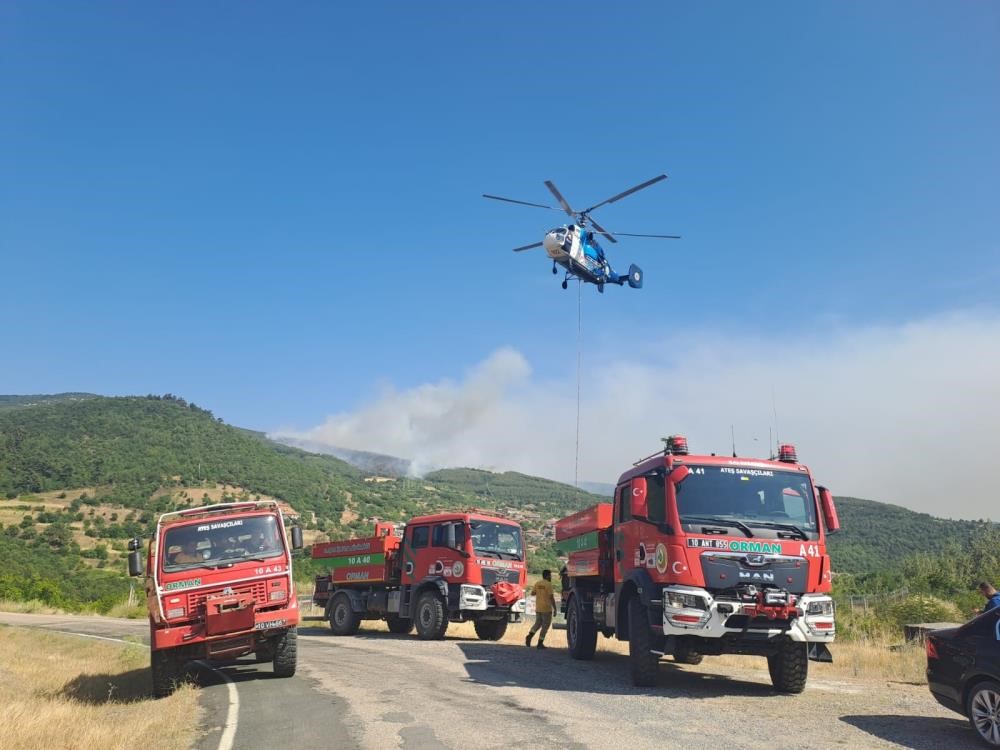 Balıkesir’de 11 orman ve arazi yangını meydana geldi