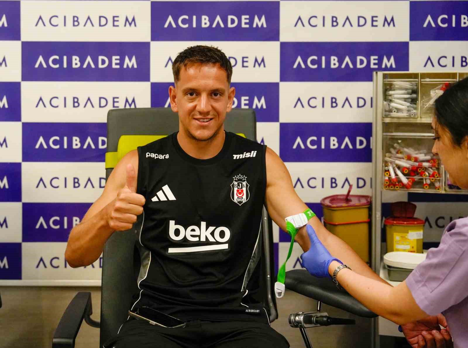 Beşiktaş’ta sağlık kontrolleri başladı