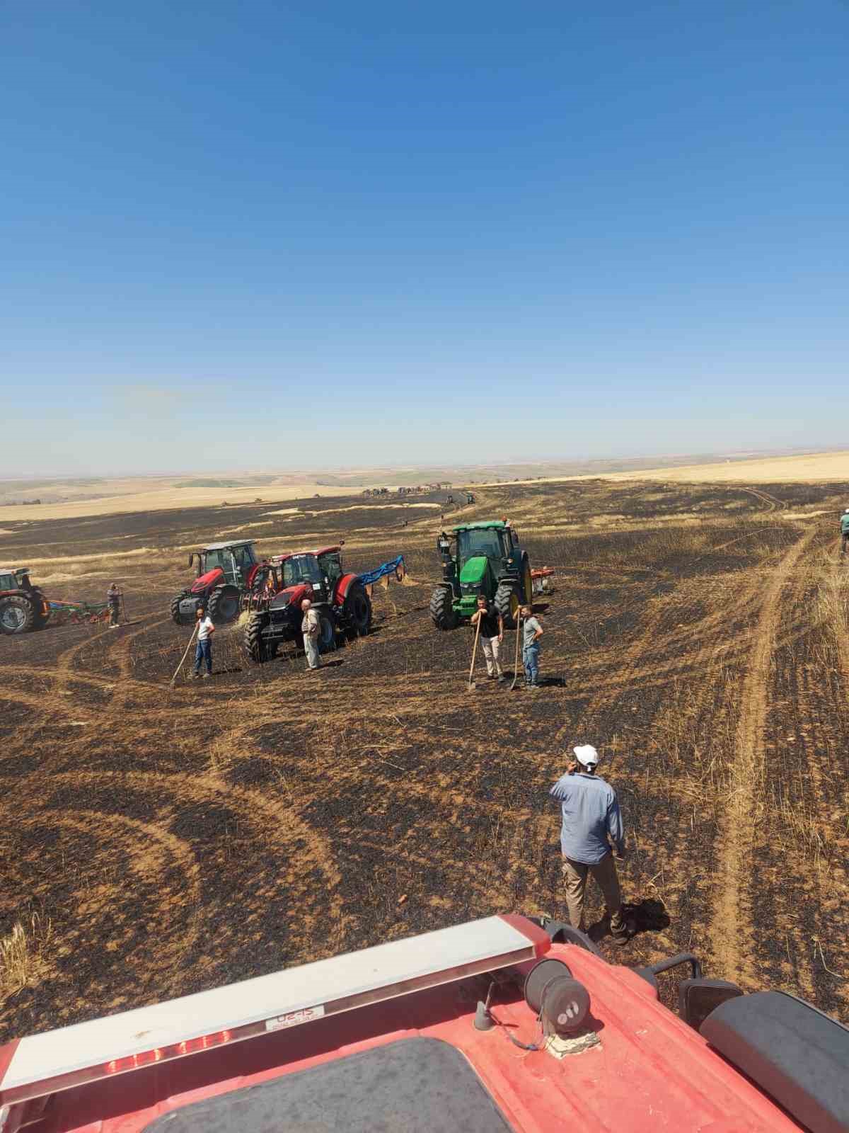 Yozgat’ta 100 dönüm ekili alan kül oldu