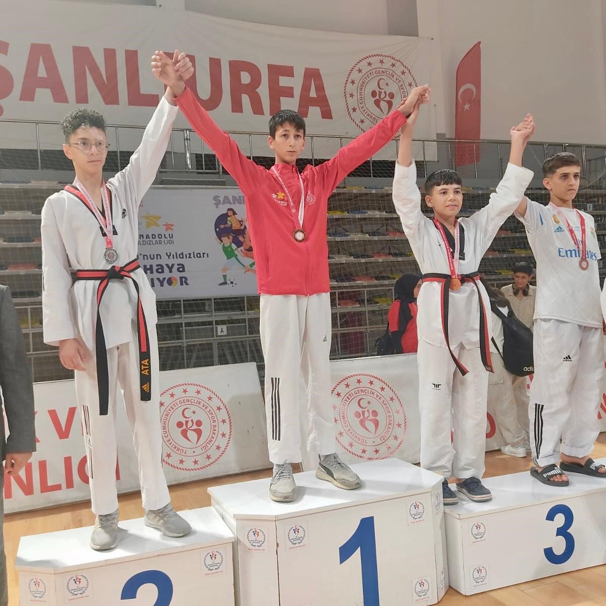 Elazığ erkek takımı taekwondoda şampiyon oldu