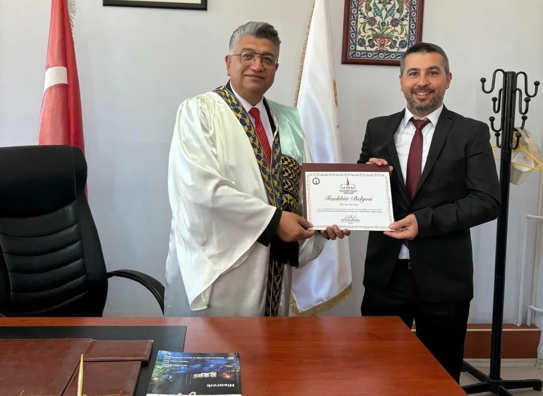 Hisarcık MYO’da 2 akademik personele akademik teşvik ödülü
