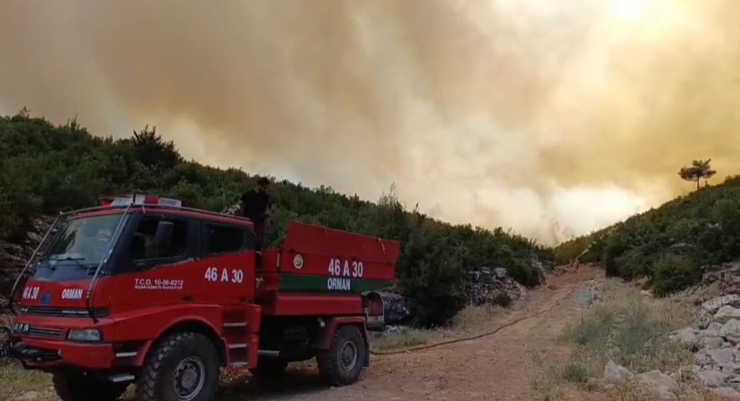 Gaziantep’te orman yangını: Yangına havadan ve karadan müdahale ediliyor