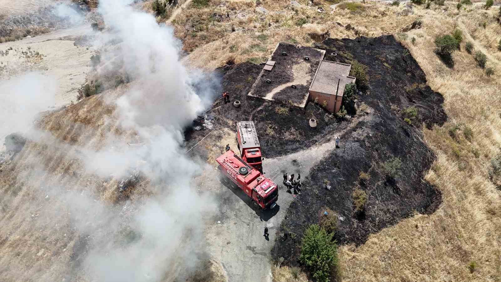 Karabük’te anız yangını söndürüldü