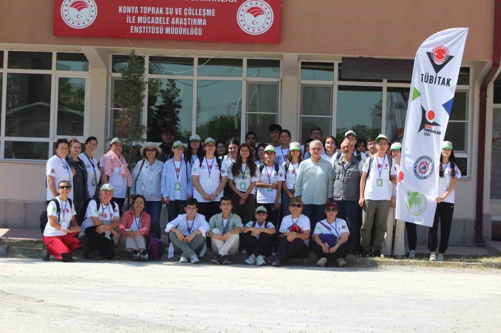 &Ouml;ğrenciler Karapınar&rsquo;da doğayı keşfetti
