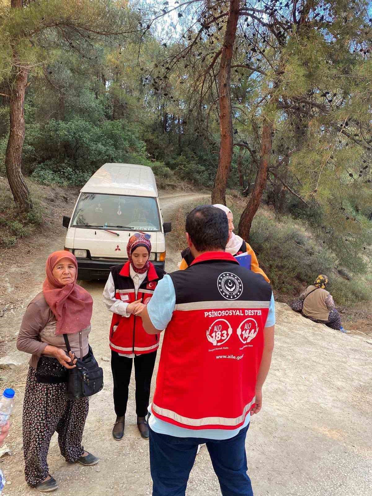 G&ouml;lpazarı&rsquo;nda orman yangınına psikososyal destek
