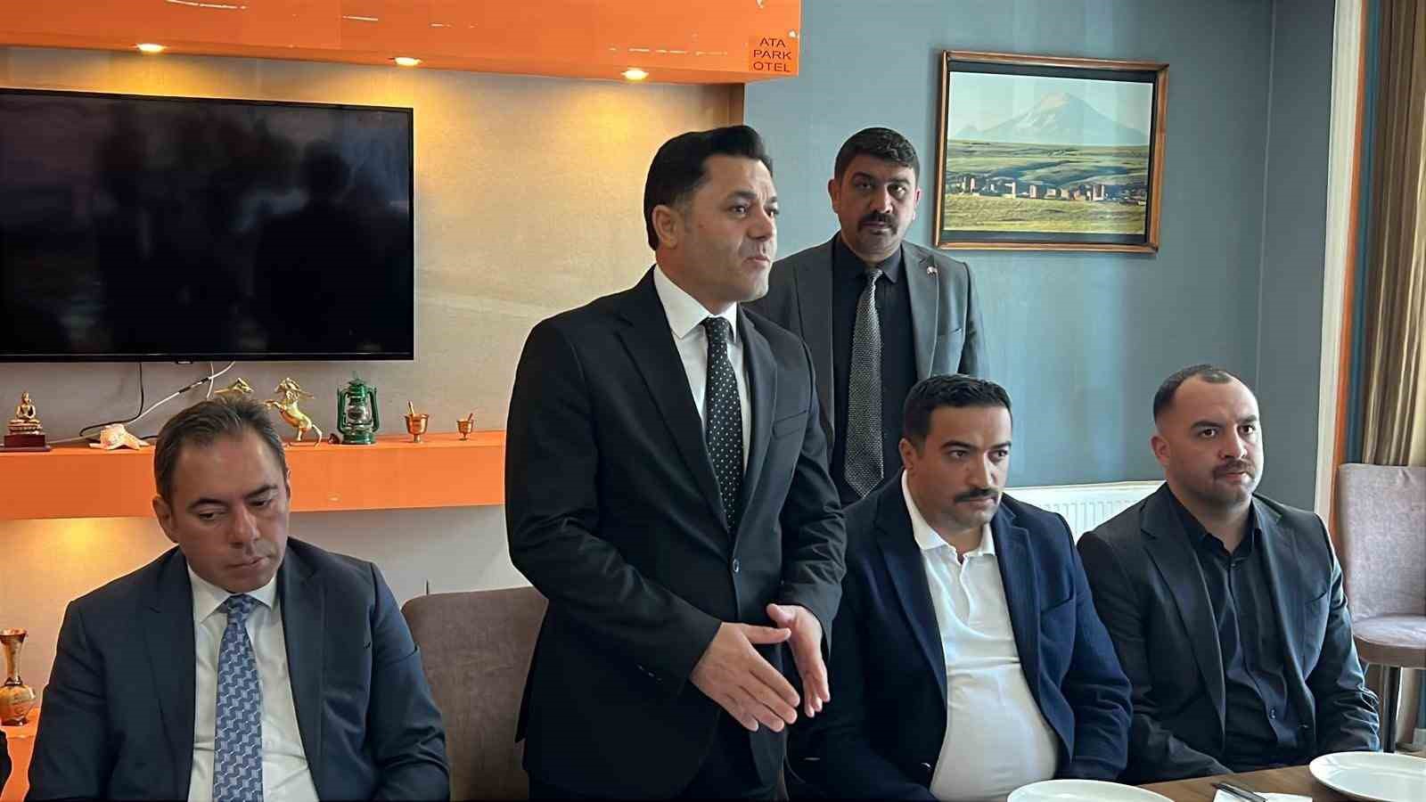 MHP Kars İl Başkanı Adıgüzel basınla buluştu
