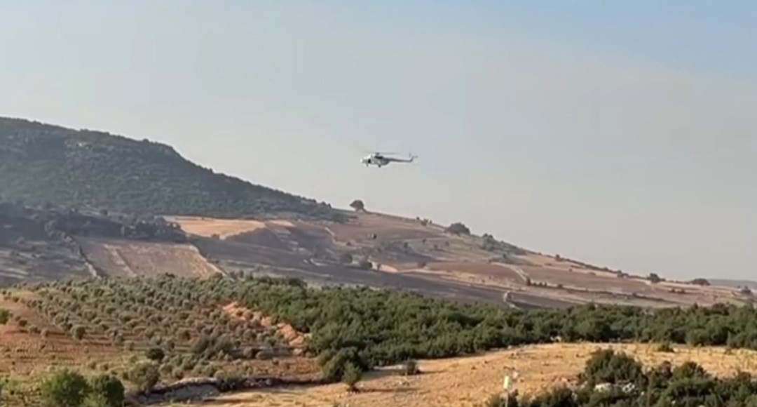 Gaziantep’teki orman yangını 7 saat sonra söndürüldü