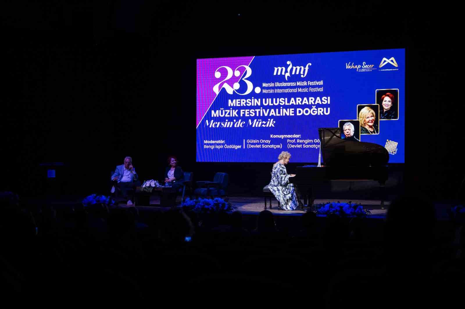 23. Mersin Uluslararası Müzik Festivali’ne anlamlı başlangıç
