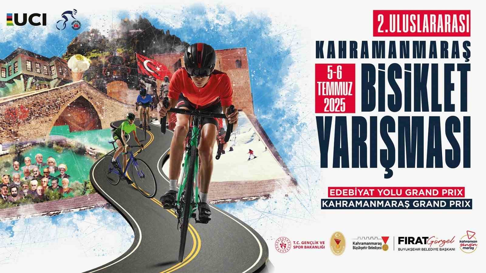 Kahramanmaraş’ta uluslar arası bisiklet turnuvası