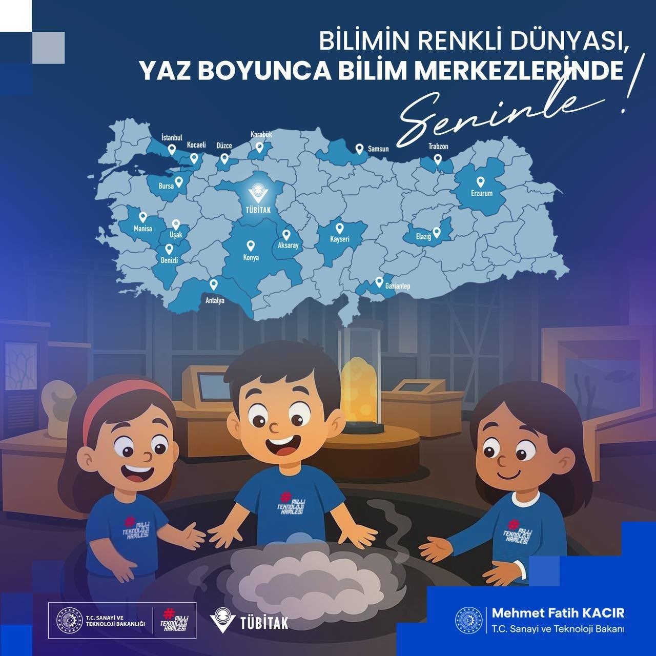 Bakan Kacır: "Yaz Akademileri, 7’nci ve 8’inci sınıf öğrencilerimize kapılarını açıyor"