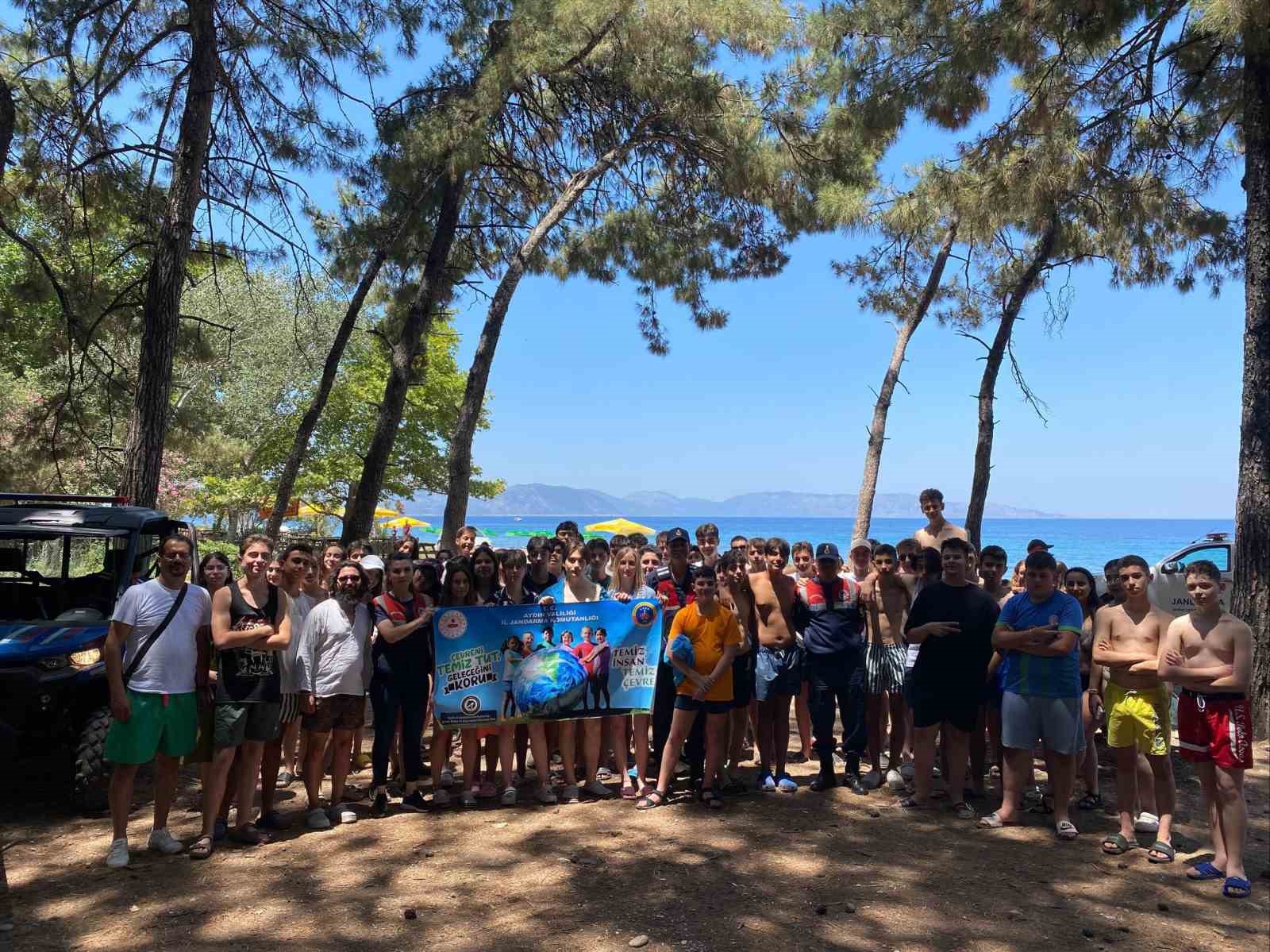 Kuşadası’nda öğrencilere uygulamalı çevre bilinci eğitimi