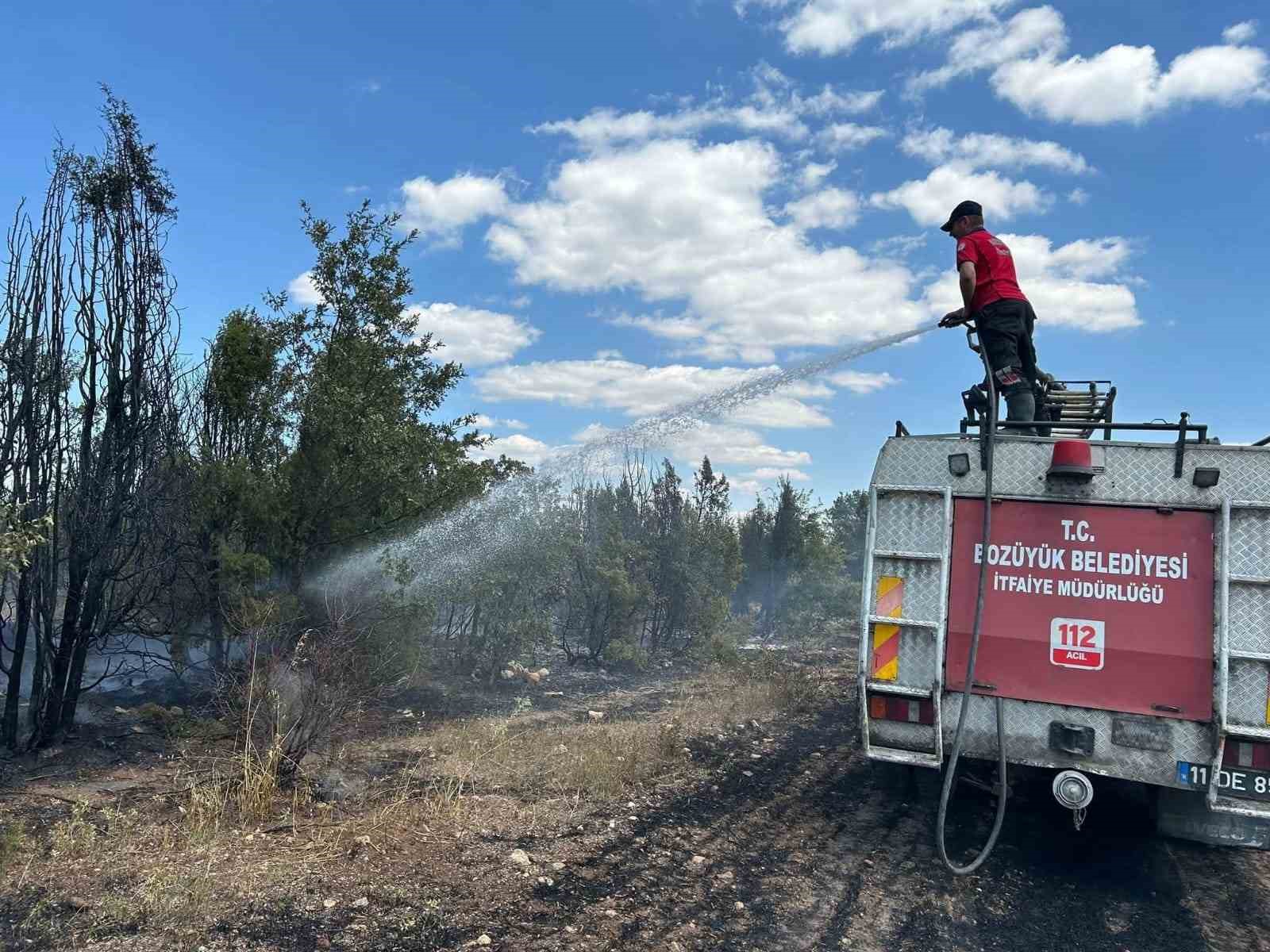 Bozüyük’ten yangın bölgesine yardım eli