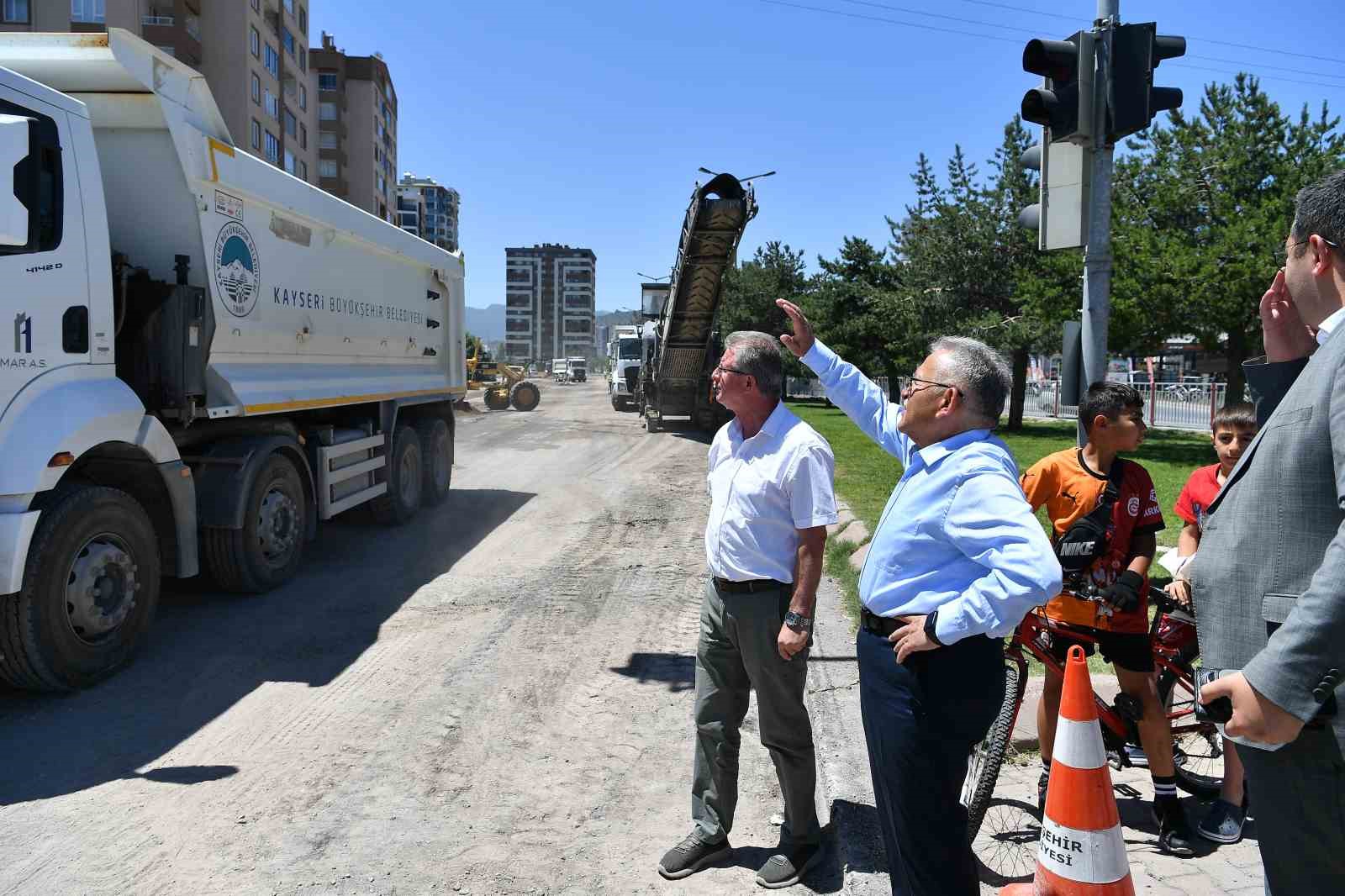 Başkan Büyükkılıç; Seher Bulvarı’ndaki yatırımı yerinde inceledi