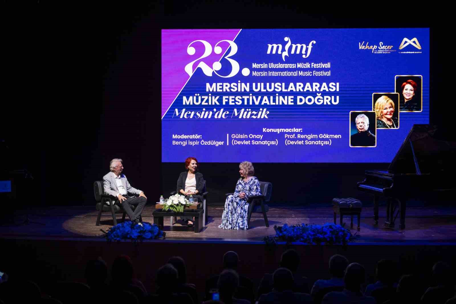 23. Mersin Uluslararası Müzik Festivali’ne anlamlı başlangıç