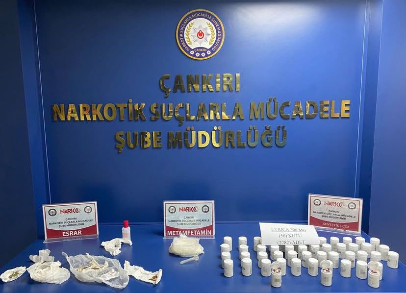 Çankırı’da uyuşturucuyla yakalanan 2 şüpheli tutuklandı