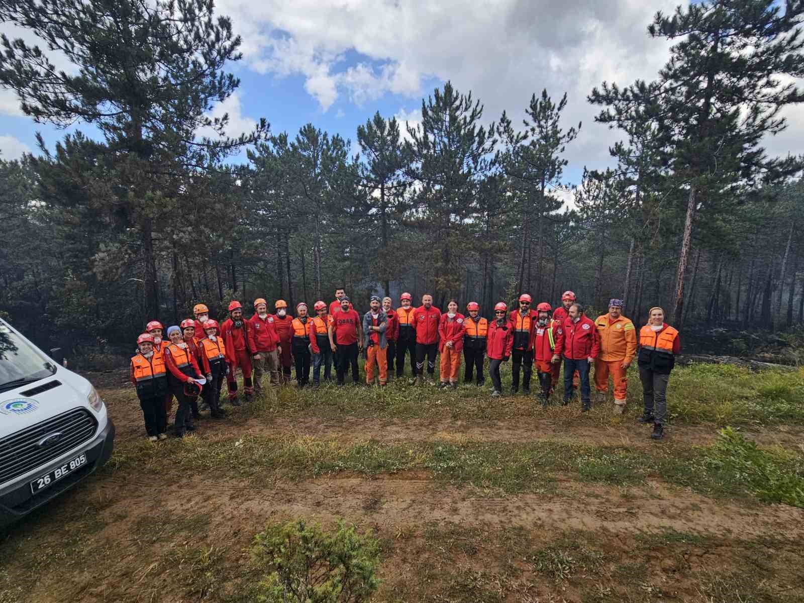Dorlion ekipleri Bilecik yangınında destek oldu